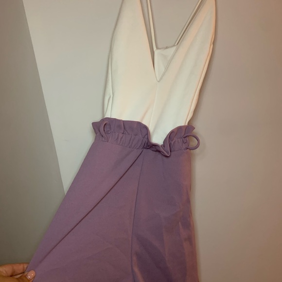 Fashion Nova Backless Shorts Romper - Picture 2 of 4